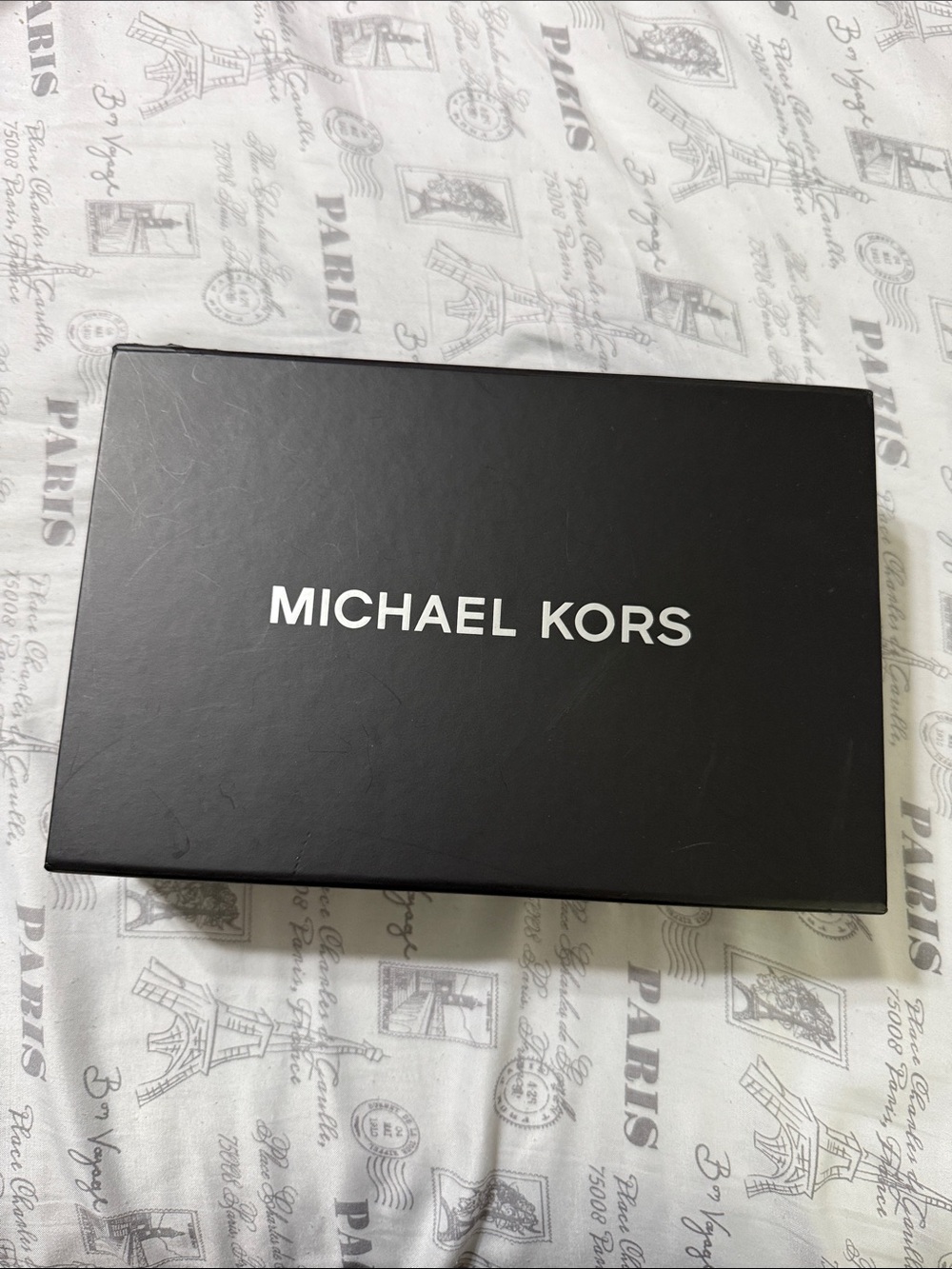 Michael Kors Black Watch Accessory Box with White Logo